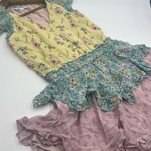 Yumi Kim Willow Garden Floral Dress Medium